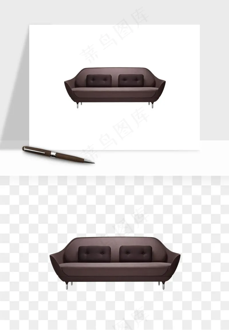 现代沙发家具png免抠
