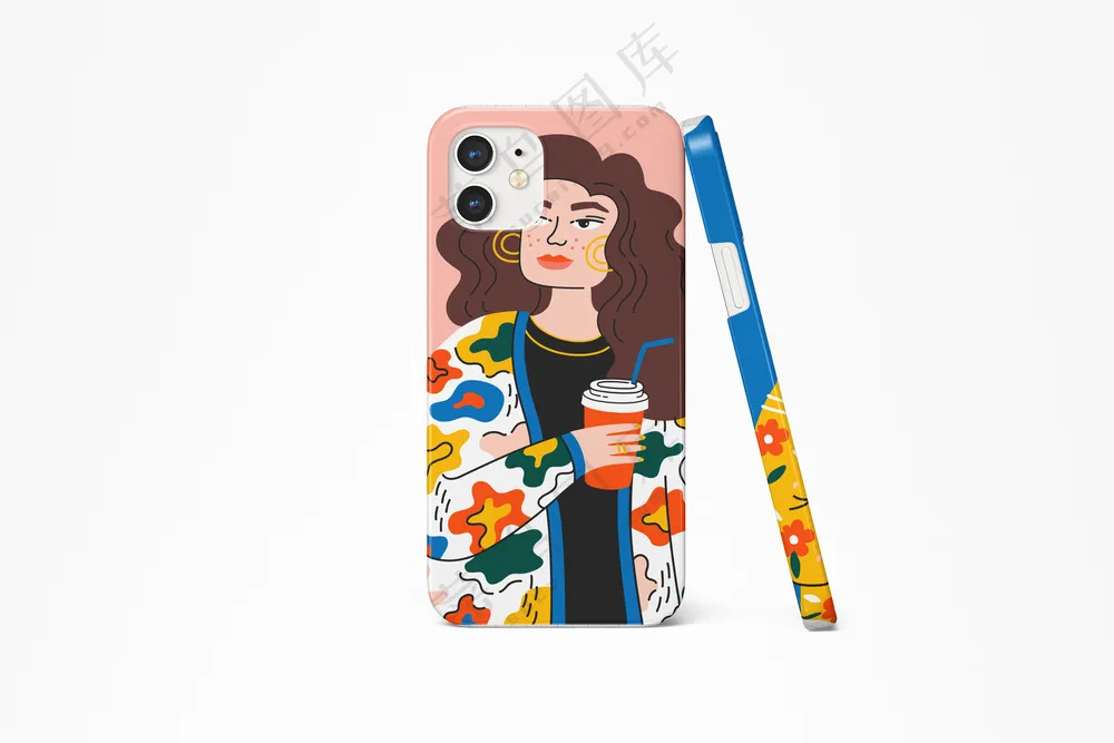  iPhone12手机壳样机文创周边PSD模板-14