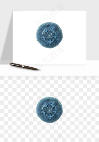 蓝莓水果png免抠