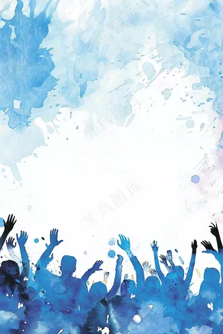 学生毕业季考试青春插画背景