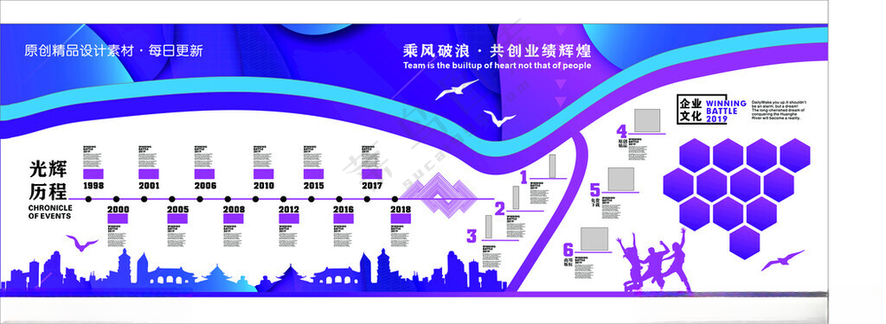 企业文化墙公司文化标语荣誉墙