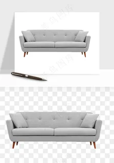 现代沙发家具png免抠