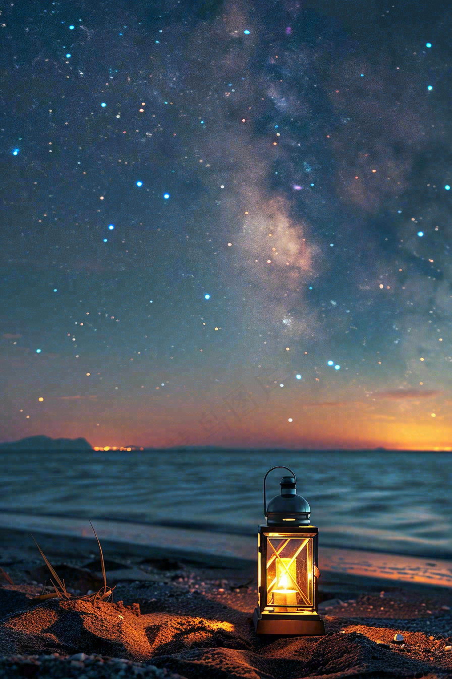 晚安温馨励志摄影图