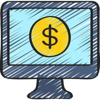 线上财富 铅笔手绘图标icon