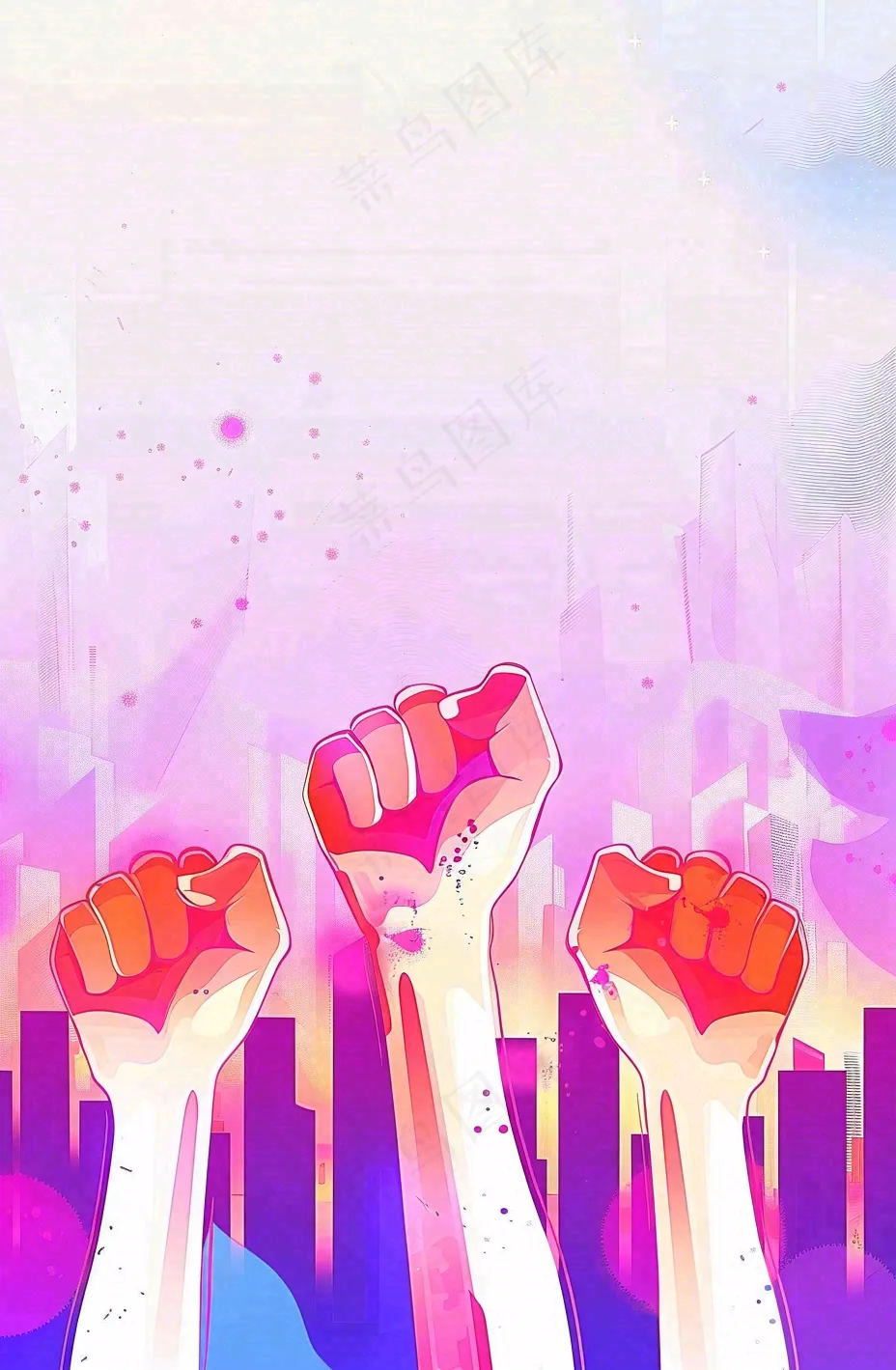 学生毕业季考试青春插画背景