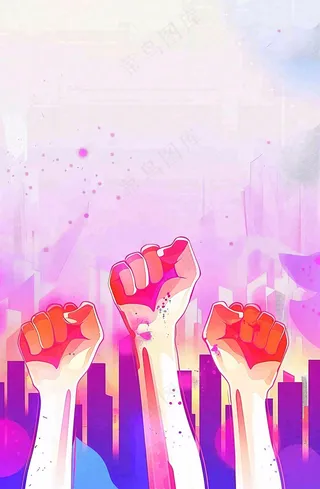 学生毕业季考试青春插画背景