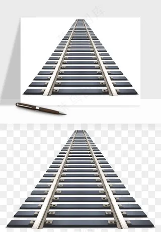 铁路轨道png免抠