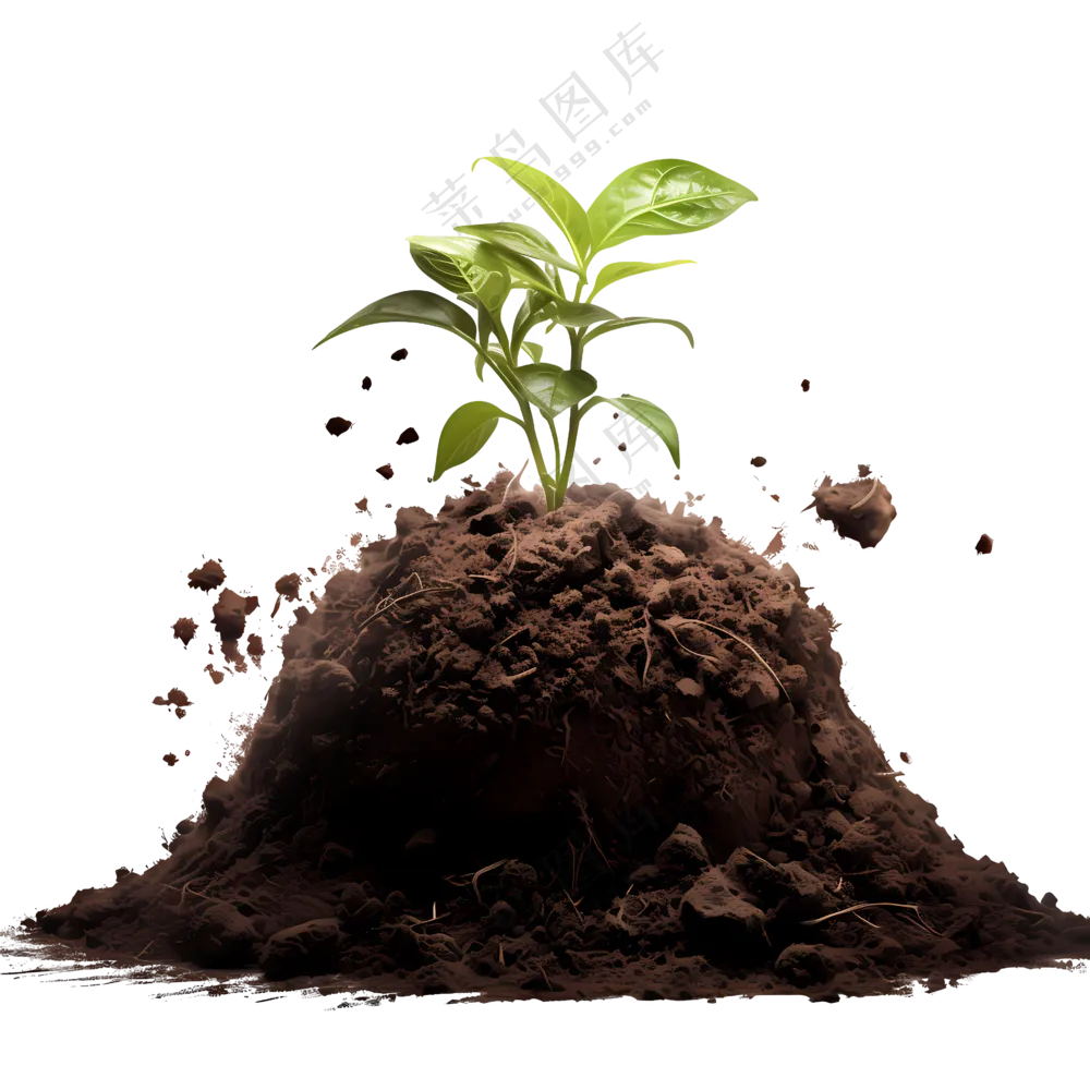 种植植物的土壤