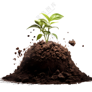 种植植物的土壤