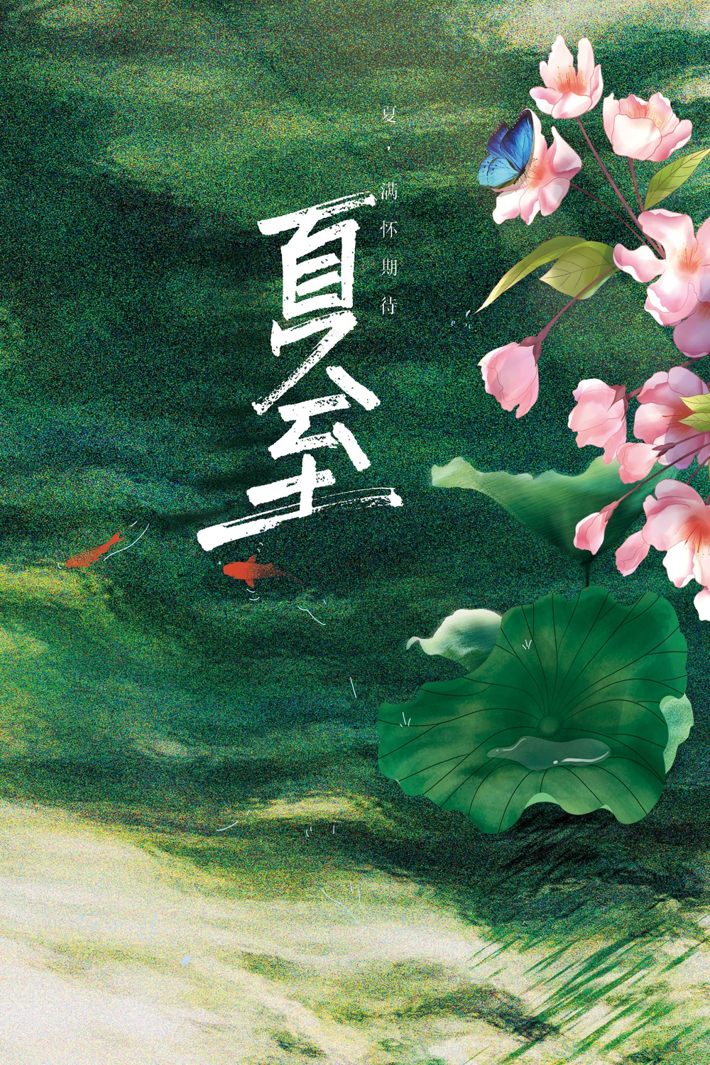 夏至节气传统活动海报
