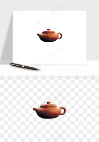 中国风茶壶茶几png免抠图