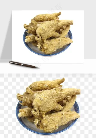 中药养生药材png免抠