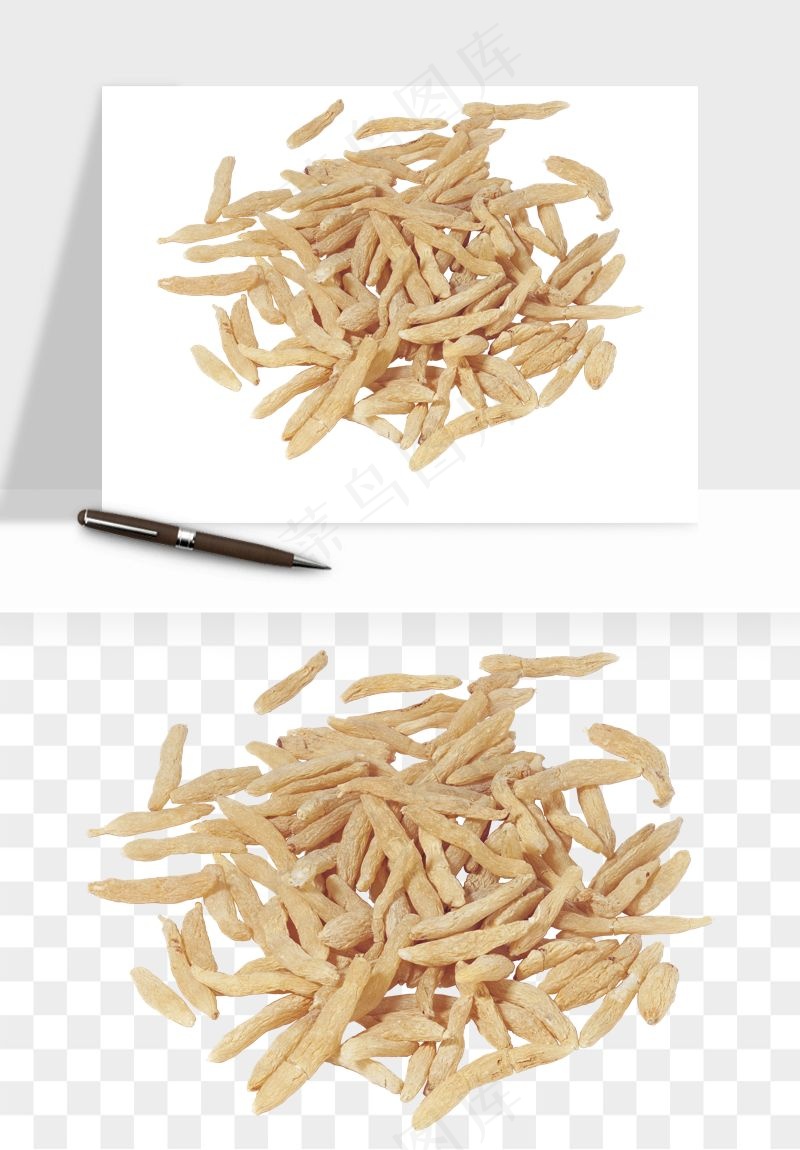 中药养生药材png免抠