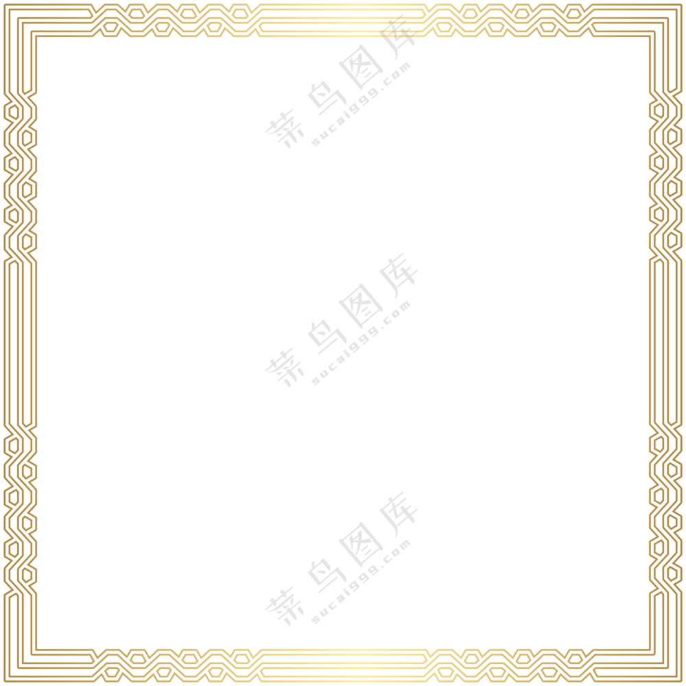 金色边框素材