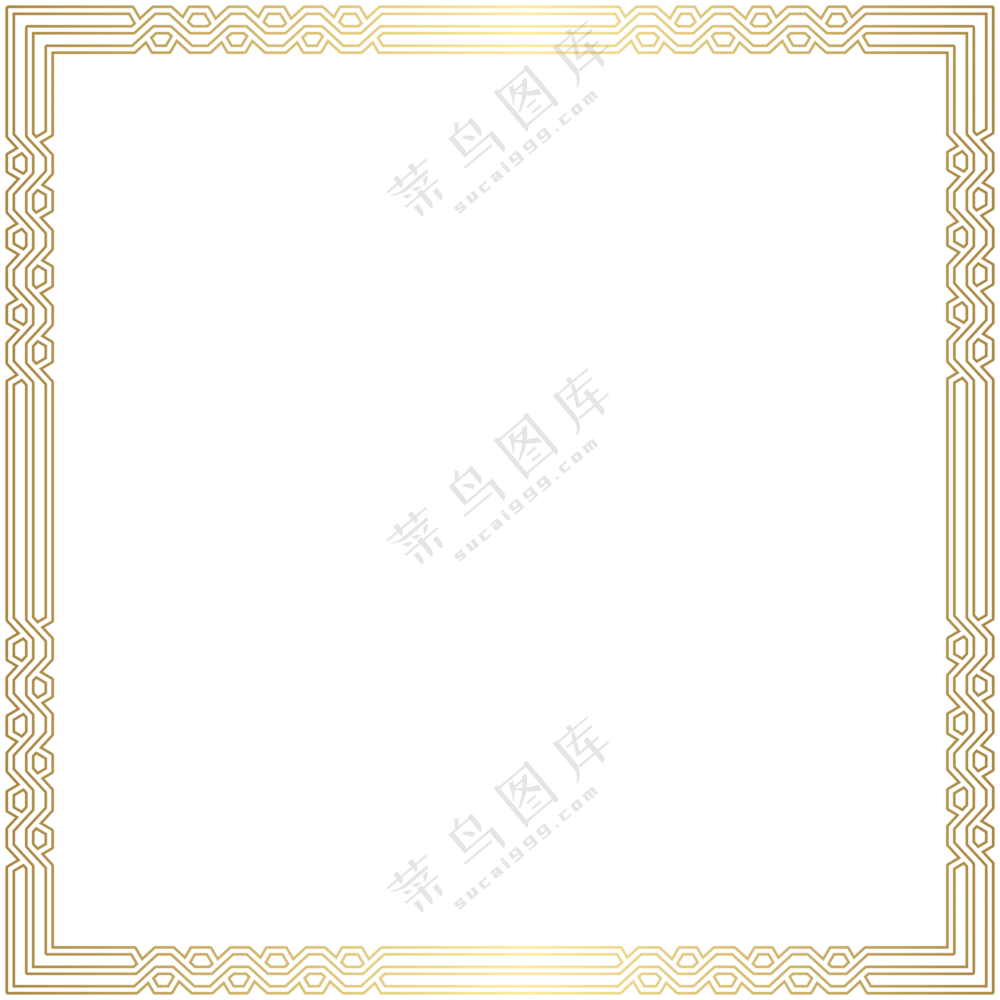 金色边框素材