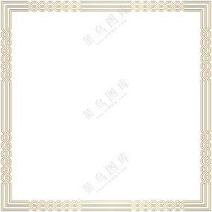 金色边框素材
