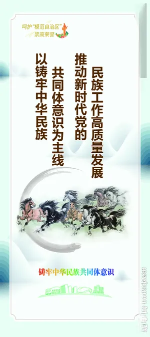 筑牢中华民族共同体意共同体意识PSD分层素材