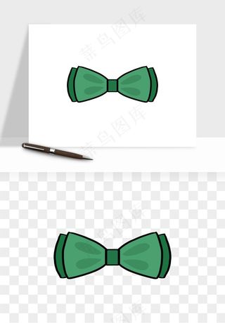 蝴蝶结西装领结png免抠