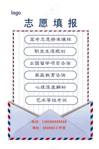 高考志愿 宣传海报
