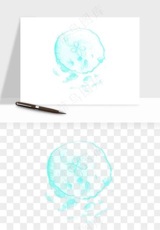 水母章鱼海底生物png免抠图