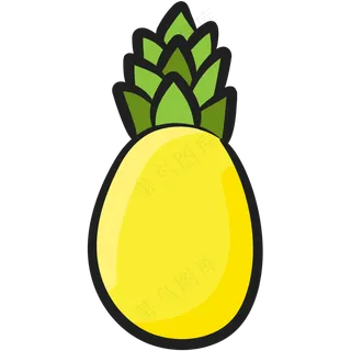 菠萝 手绘简笔画