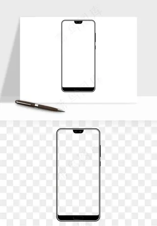 手机样机边框元素png免抠