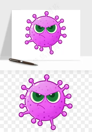 病毒细菌癌细胞png免抠