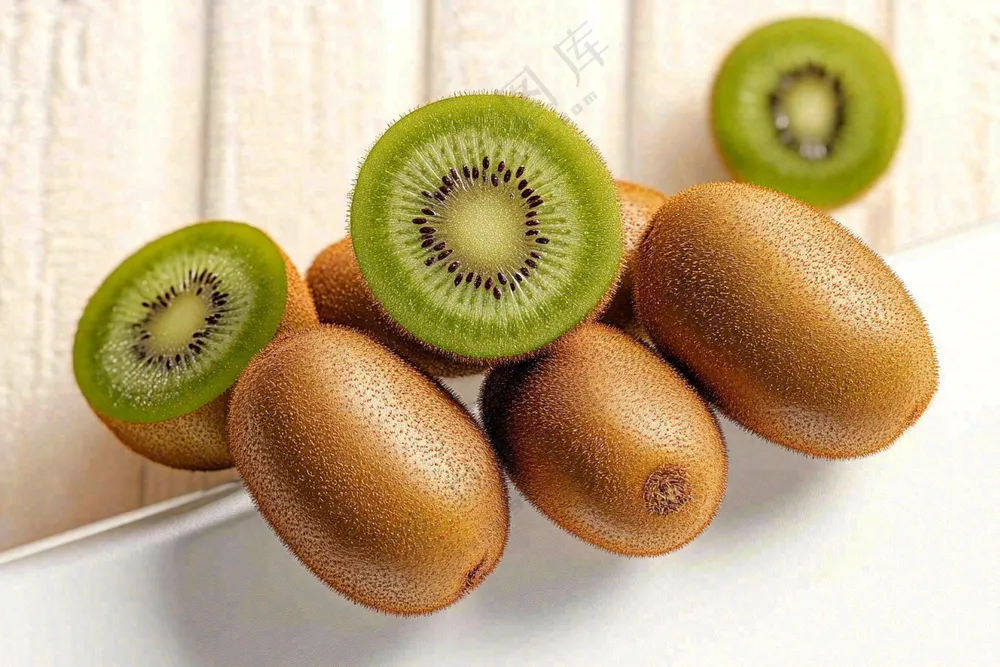新鲜水果猕猴桃摄影图