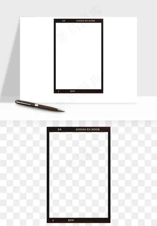 电影黑胶胶片元素png免抠