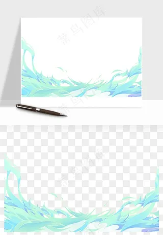 国潮祥云海浪云层云彩png免抠