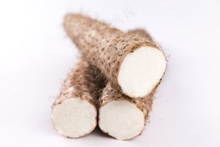 新鲜山药食材背景素材