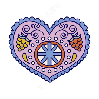 爱心4 民族风装饰小元素