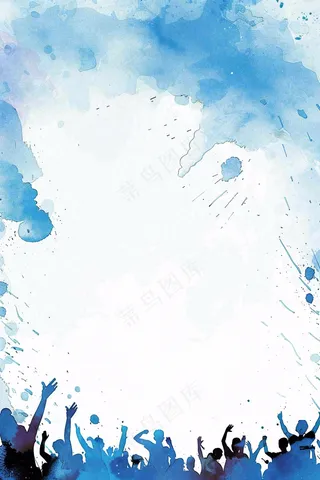 学生毕业季考试青春插画背景