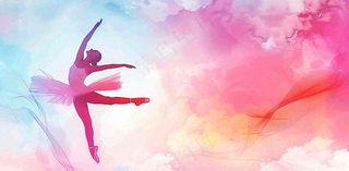 舞蹈跳舞培训背景