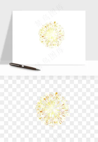 卡通烟花烟火礼花png免抠