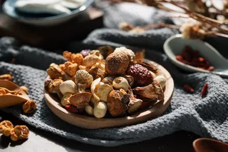 养生枸杞中药食材背景