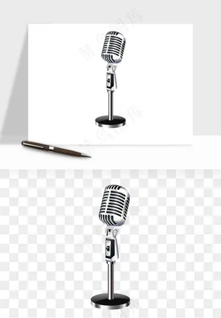 话筒直播麦克风png免抠