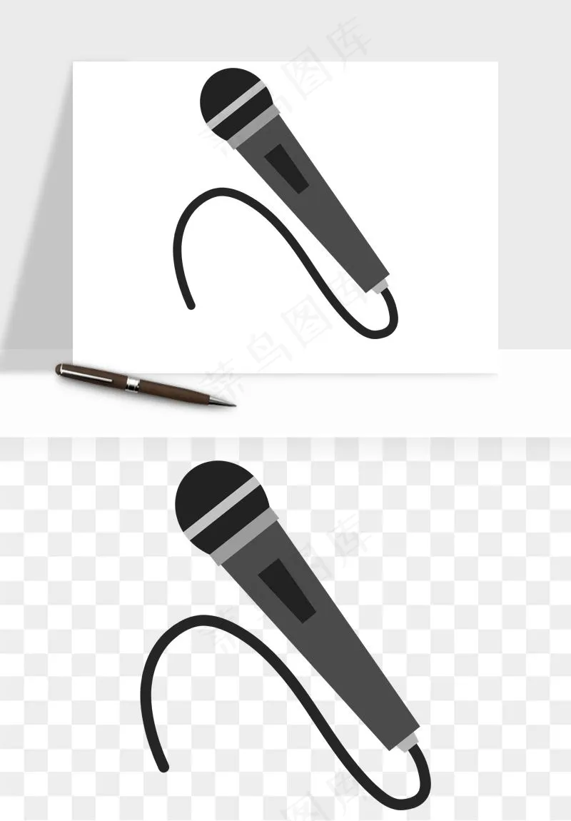 话筒直播麦克风png免抠