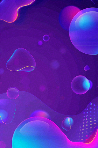 紫色渐变几何形体愚人节背景