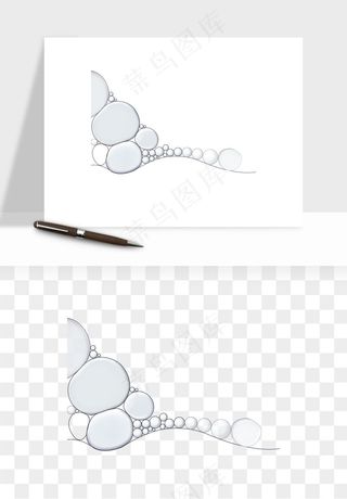 细胞水分子DNA精华成分png免抠