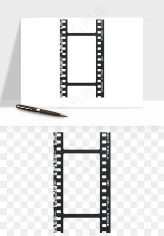 电影黑胶胶片png免抠