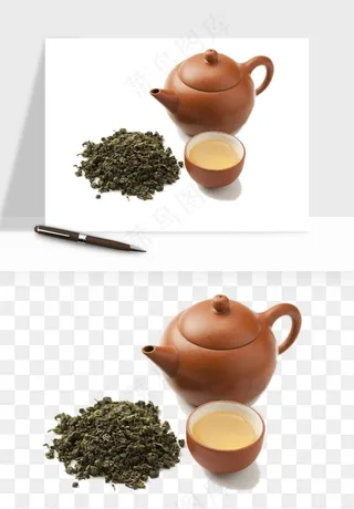 中国风茶壶茶几png免抠图