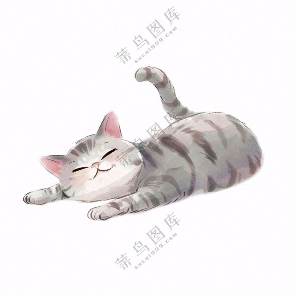 萌宠宠物卡通小猫可爱免抠