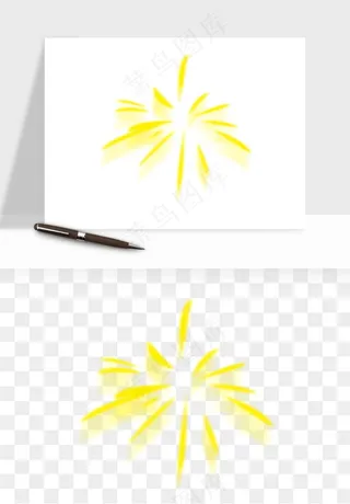 卡通烟花烟火礼花png免抠