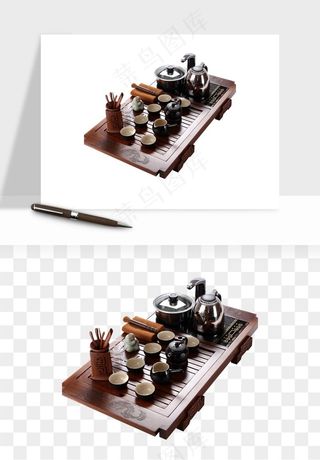 中国风茶壶茶几png免抠图