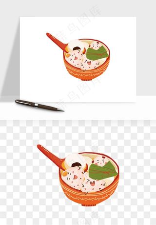 卡通表情粽子端午png免抠