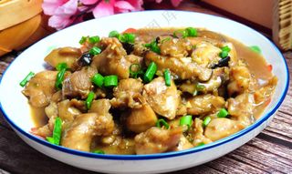 香菇滑鸡美食图片