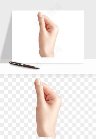 手势手部动作手指png免抠