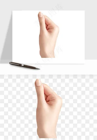 手势手部动作手指png免抠