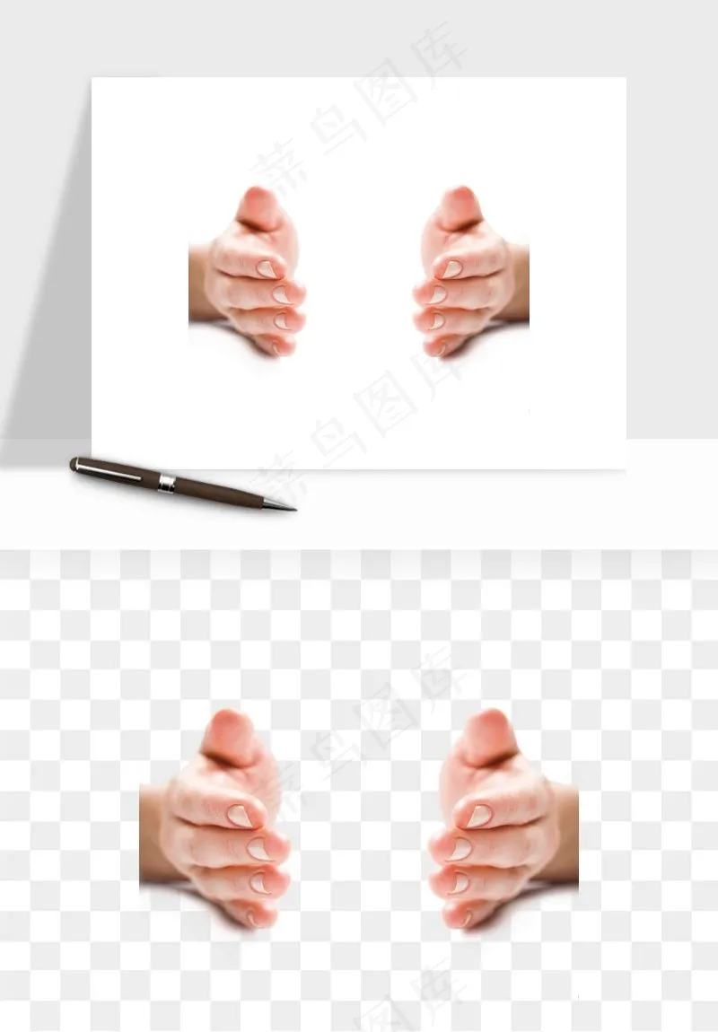 手势手部动作手指png免抠